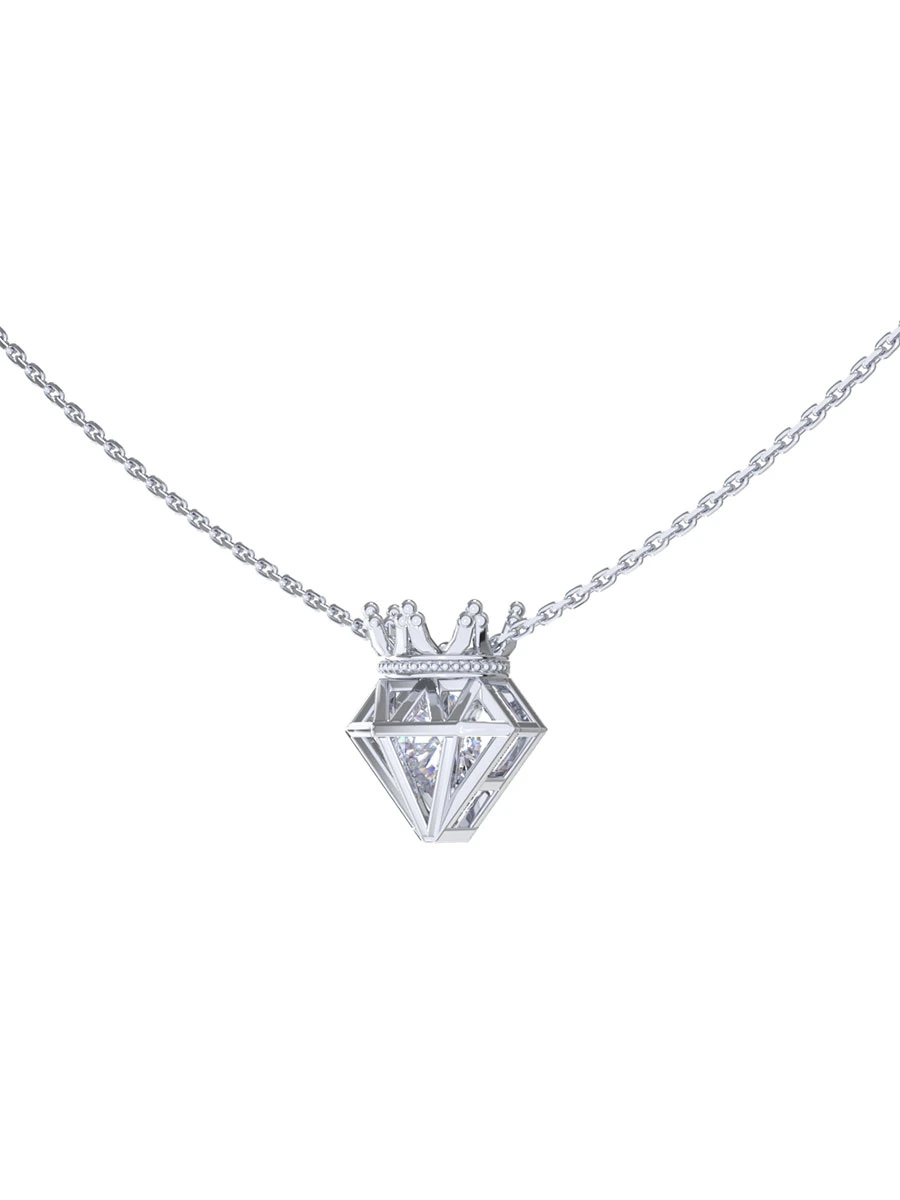 Колье из серебра 925 с камнями фианитами | 0320569-00775