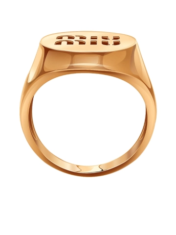 Золотая печатка 585 без камней