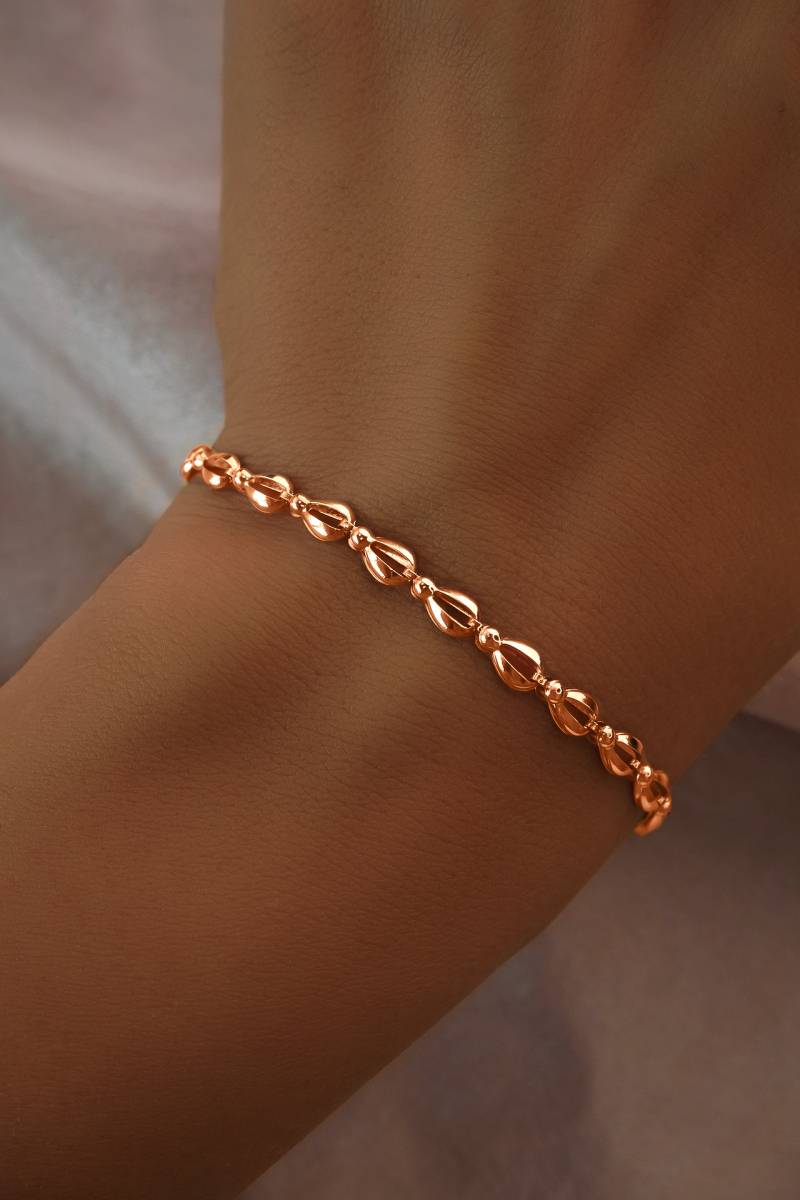 Браслет золотой 585 пробы 4 мм | 0710802-00240