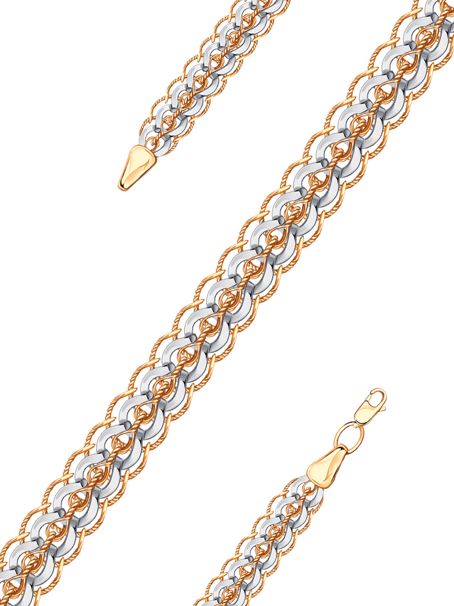 Цепь золотая 585 6 мм | 0060049-10246