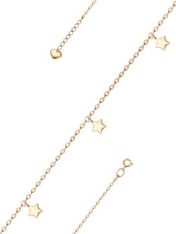 Браслет золотой 585 со звездочками 