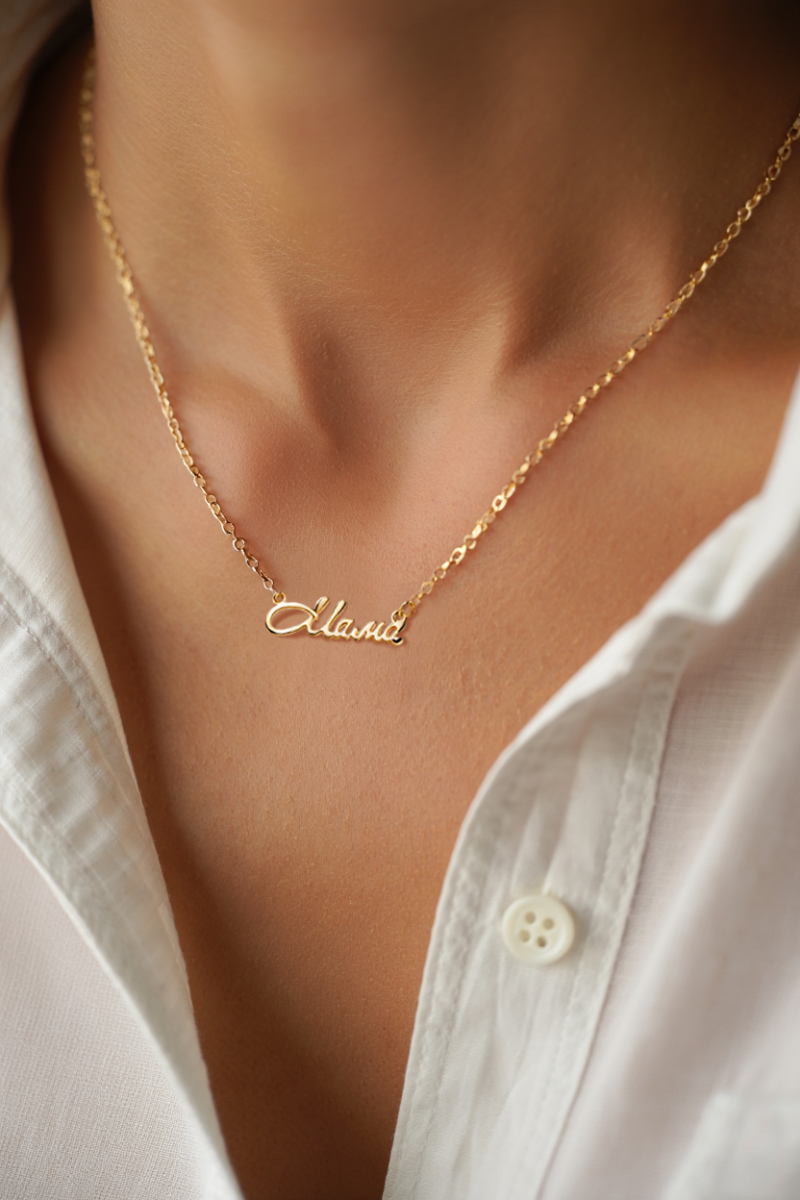 Колье золотое 585 для мамы  | 0320459-00240