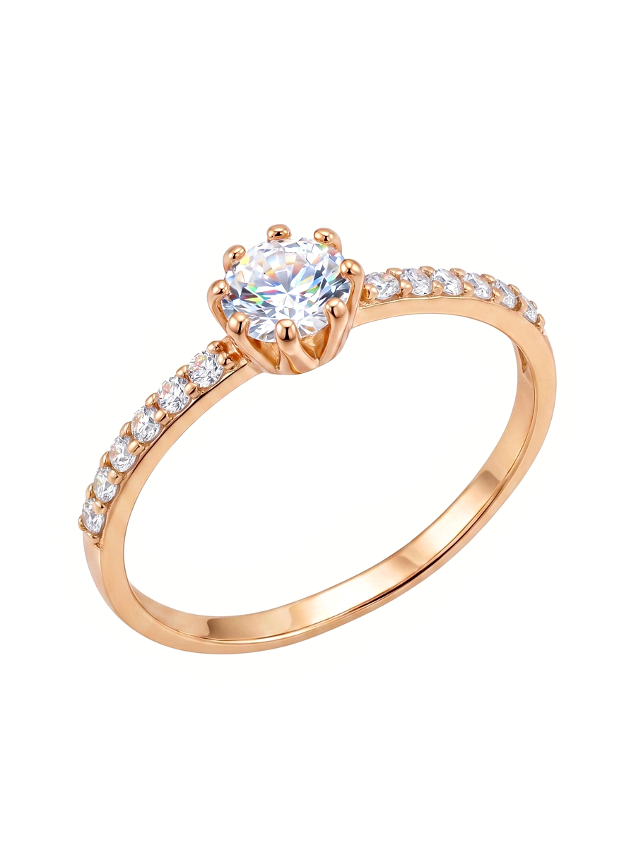 Кольцо серебряное 925 с фианитами | 1100752-00779