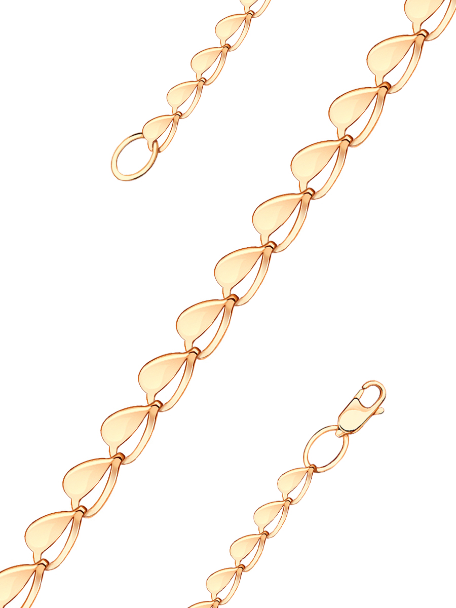 Браслет золотой 585 пробы 4 мм | 0710004-00240