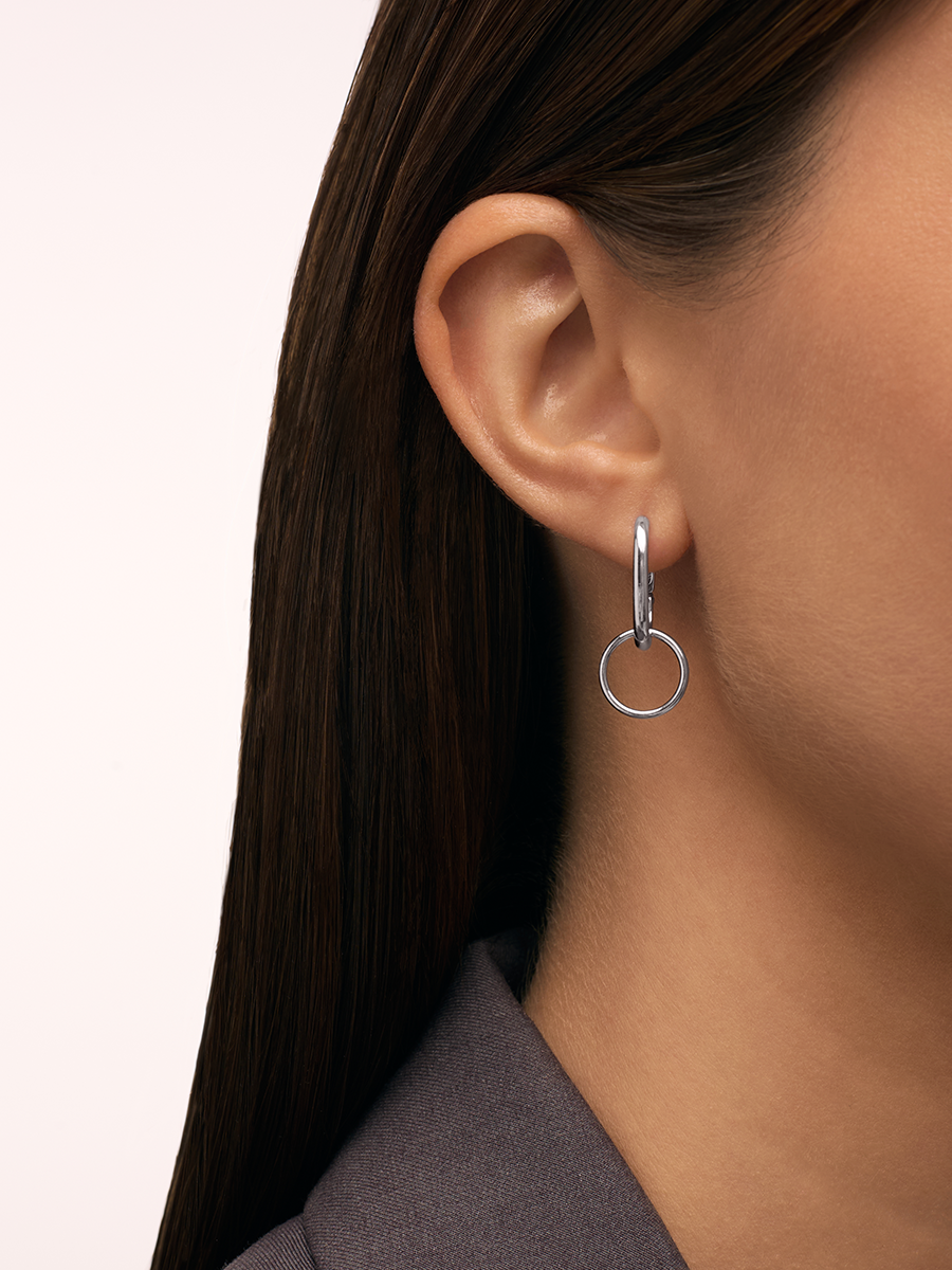 Серьги серебряные 925  | 0222330-00245