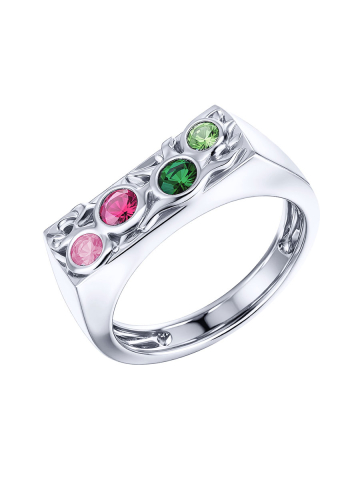 Кольцо серебряное 925 с кварцем