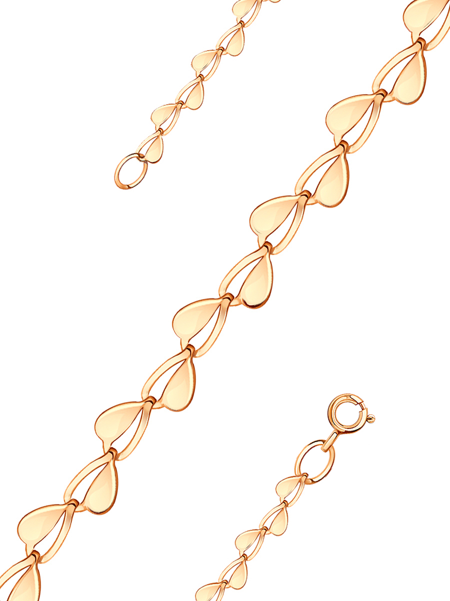 Браслет золотой 585 пробы 4 мм | 0710097-00246