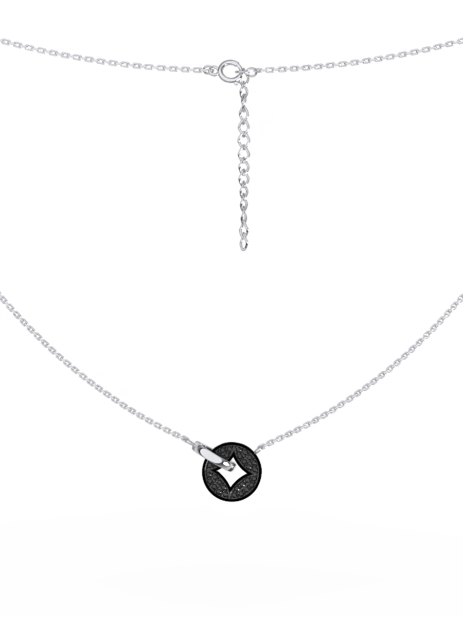 Колье из серебра 925 с фианитами | 3121601-00205