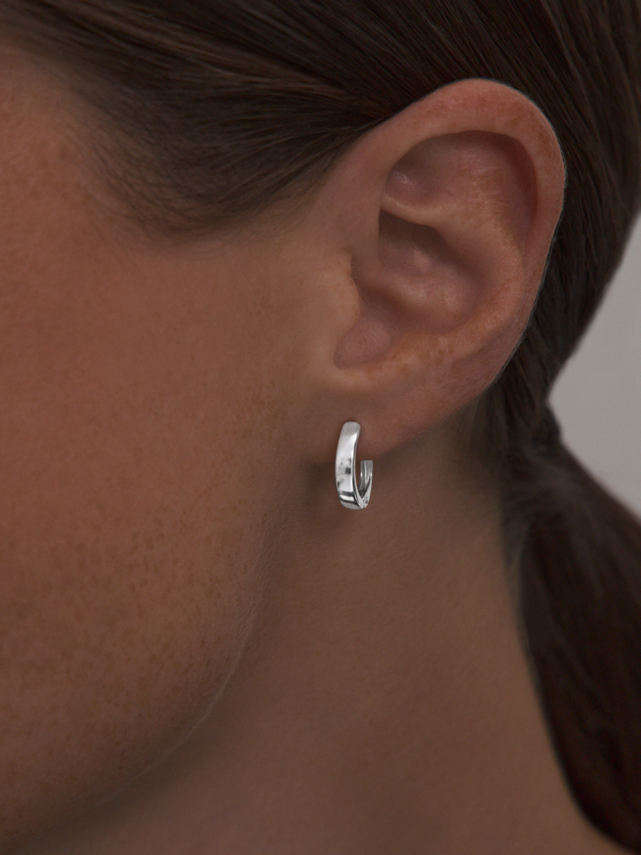 Серьги из серебра 925 без камней | 0202110-00245